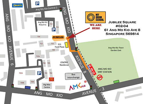 MDS Location Map AMK Centre